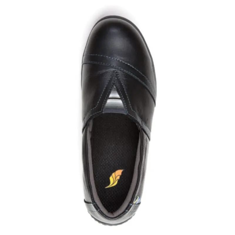 Feather Clara G Women's Slip On Sd Steel Toe Safety Shoes 110400 - Black 4