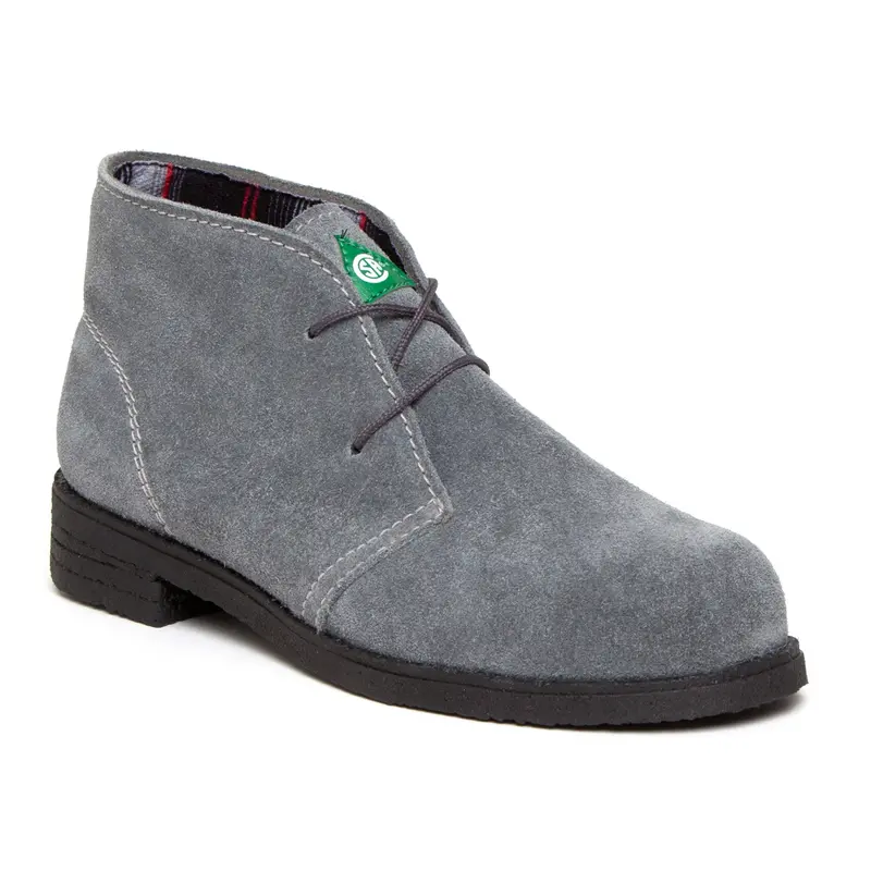 Feather Desert Grey Women's Steel Toe Suede Work Boot 120461 1