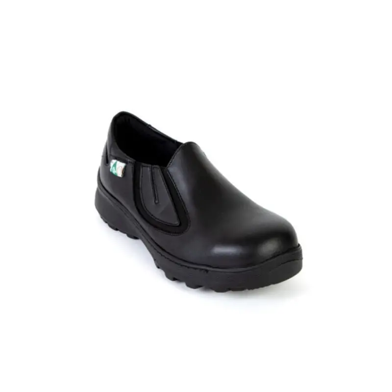 Feather Milan Women's Slip On Steel Toe Safety Shoes 140102 - Black 1