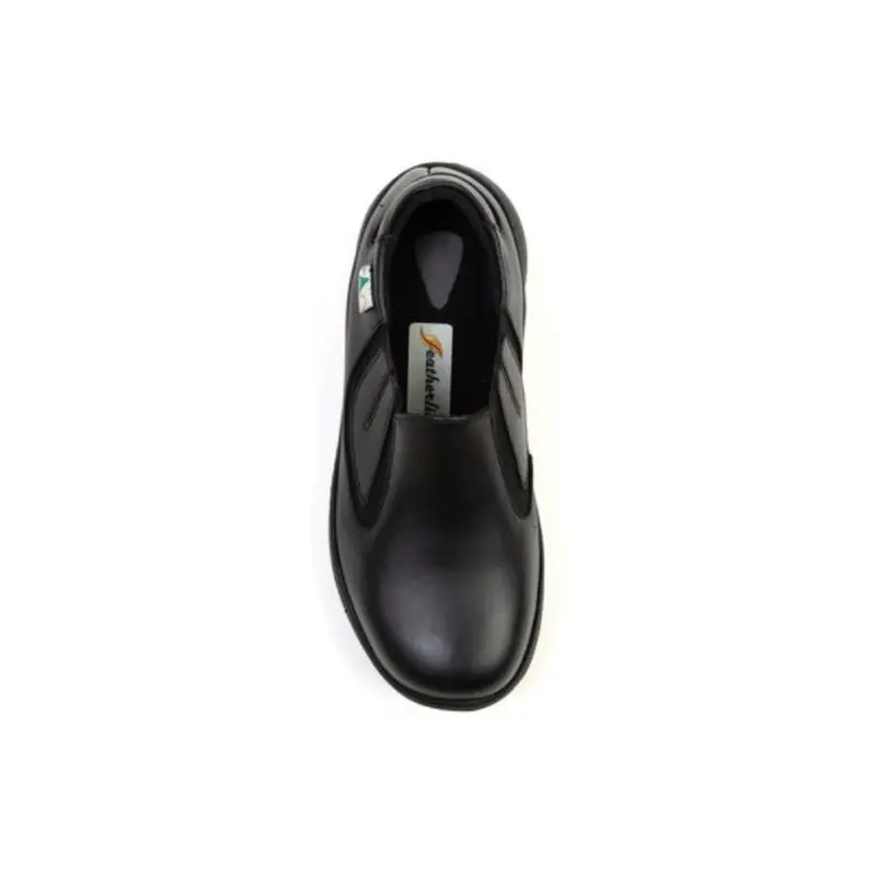 Feather Milan Women's Slip On Steel Toe Safety Shoes 140102 - Black 3