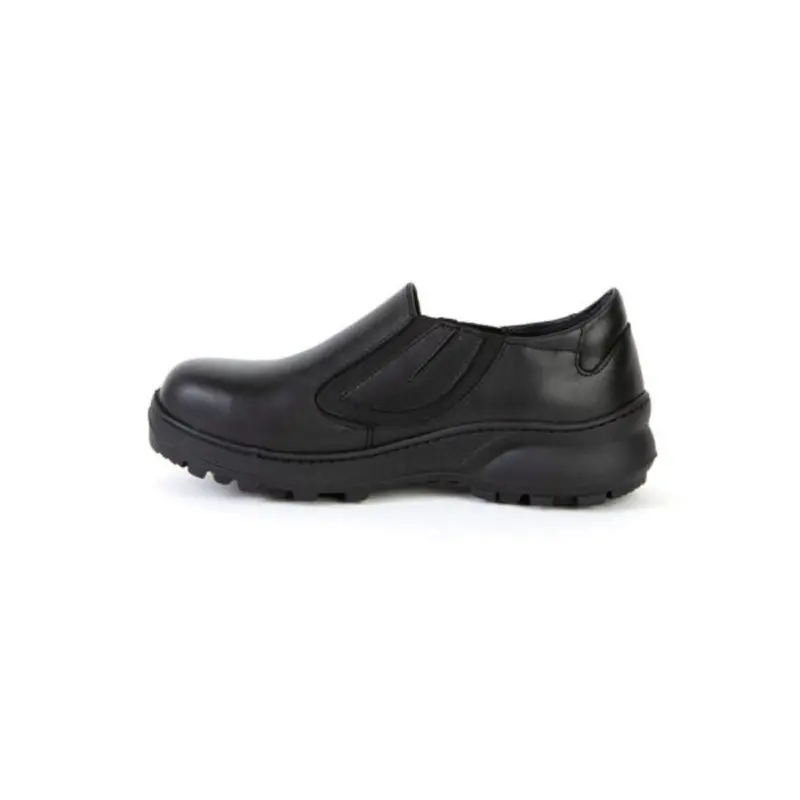 Feather Milan Women's Slip On Steel Toe Safety Shoes 140102 - Black 4