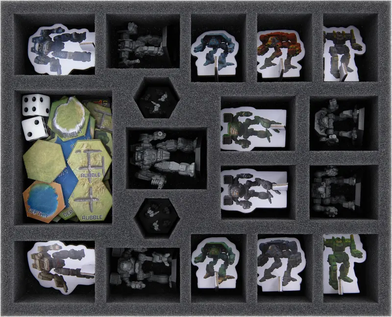 Feldherr Foam Set For Battletech: Clan Invasion-Armored Combat-Beginner Box 2