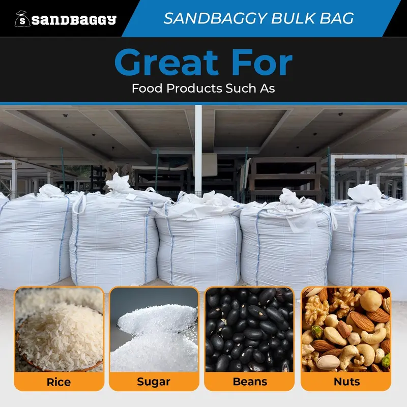 Fibc Bulk Bag – Duffle Top – 3,000 Lb Cap., Food Grade – 35" X 35" X 40" (35 Cu Ft) 5