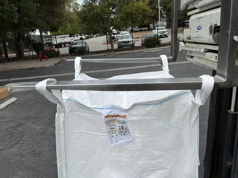 Fibc Bulk Bag – Duffle Top, Spout Bottom – 3000 Lb Cap., Food Grade – 35" X 35" X 50" (45 Cu Ft) 10