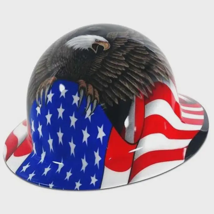 Fibre Metal Spirit Of America Full Brim Hard Hat #E1rw00a006 1