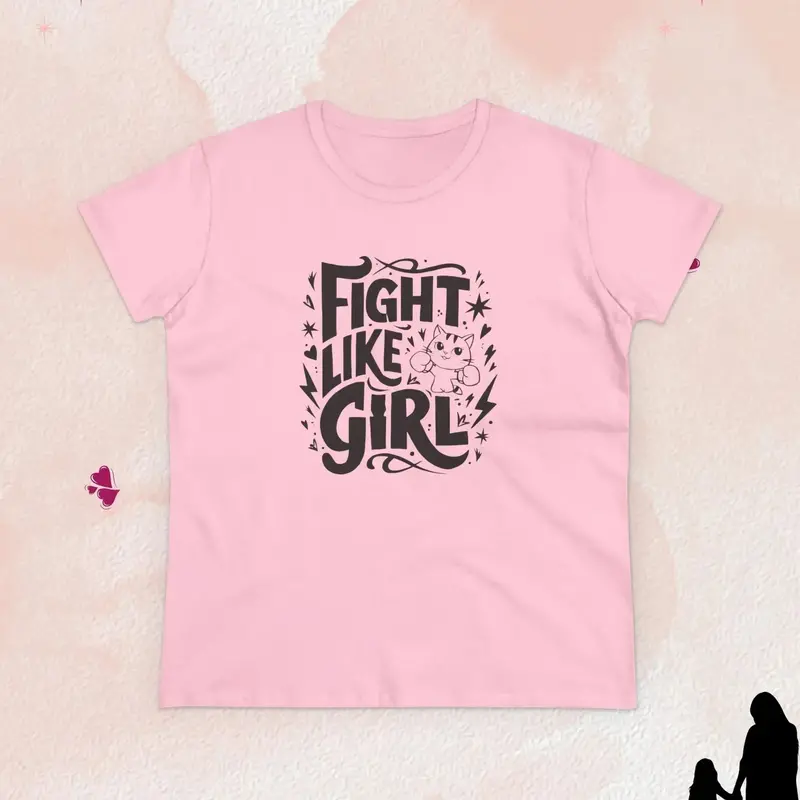 Fight Like Girl Women Graphic Tees 11