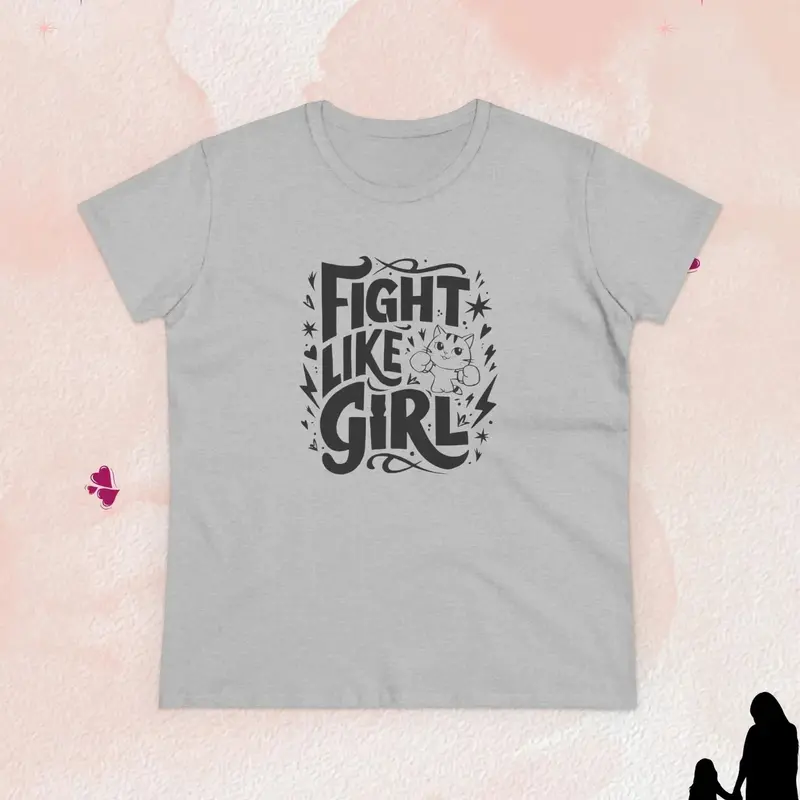 Fight Like Girl Women Graphic Tees 13