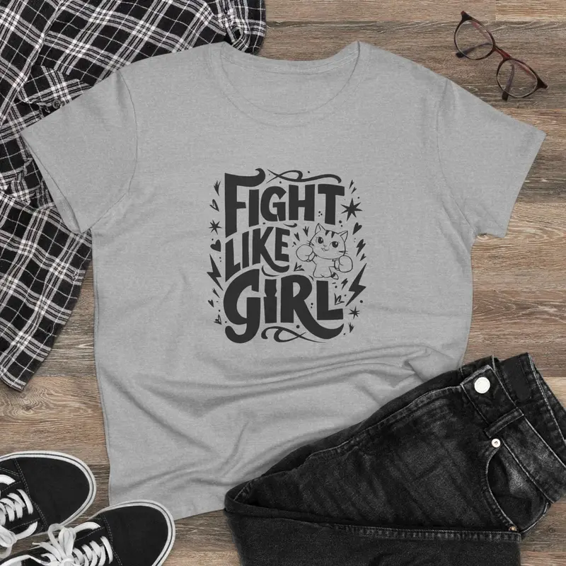 Fight Like Girl Women Graphic Tees 3