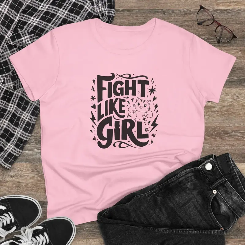 Fight Like Girl Women Graphic Tees 6