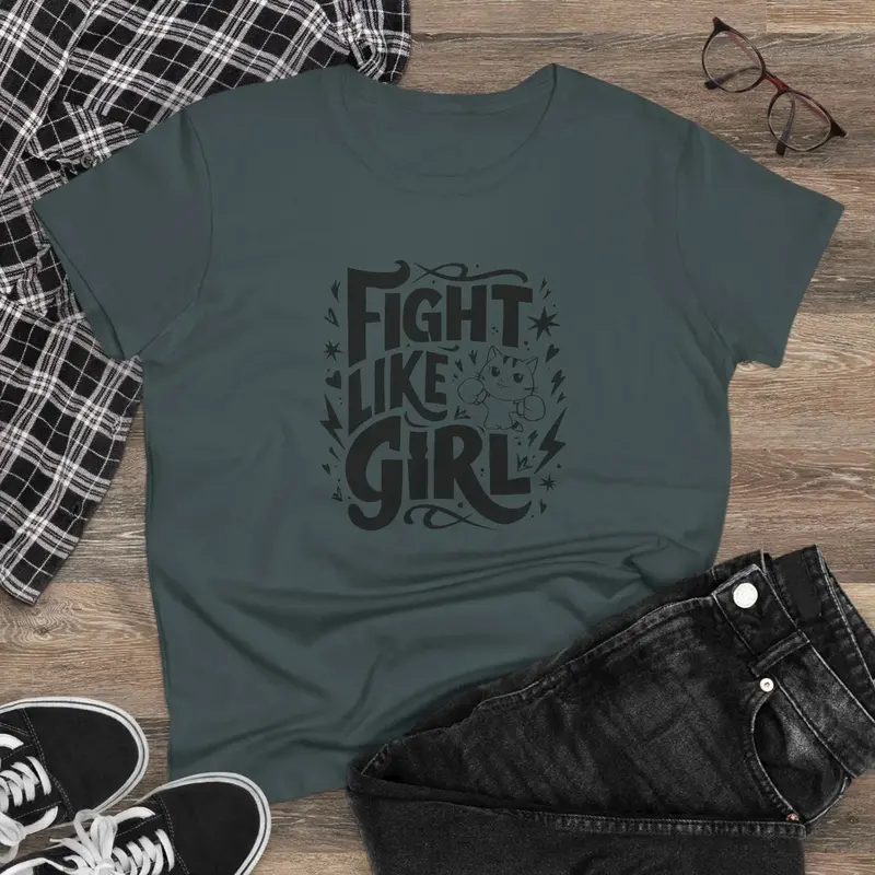Fight Like Girl Women Graphic Tees 6