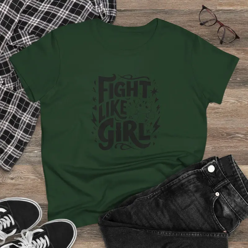 Fight Like Girl Women Graphic Tees 7