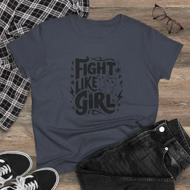Fight Like Girl Women Graphic Tees 8
