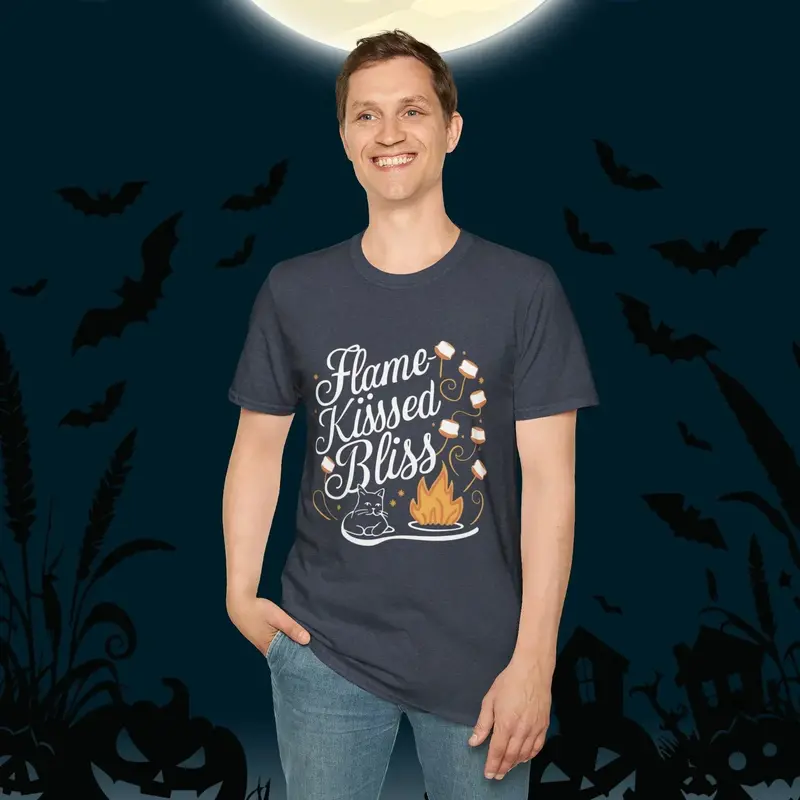 Flame Kiss Bliss Cotton Men Tshirt 24
