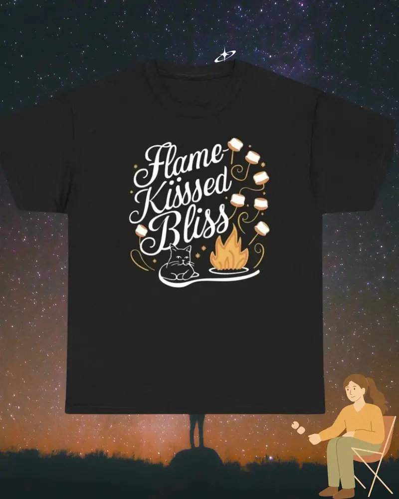 Flame Kiss Bliss Cotton Tee 1