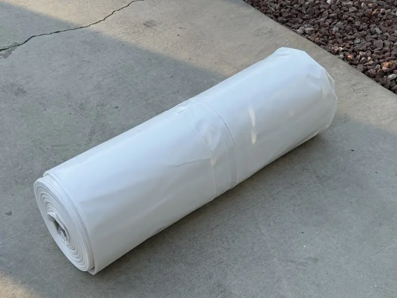 Flame Retardant Poly Plastic Sheeting 6 Mil – 20 Ft X 100 Ft, White | Usa Made 8
