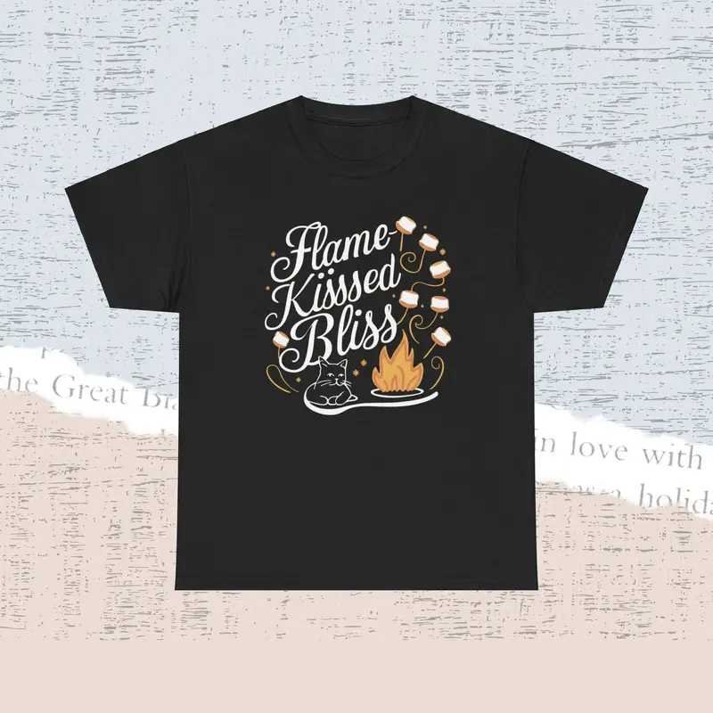 Flames Kiss Bliss Cotton Tshirt 5