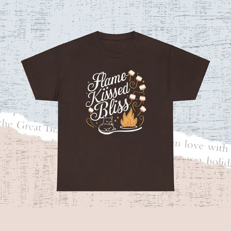 Flames Kiss Bliss Cotton Tshirt 6