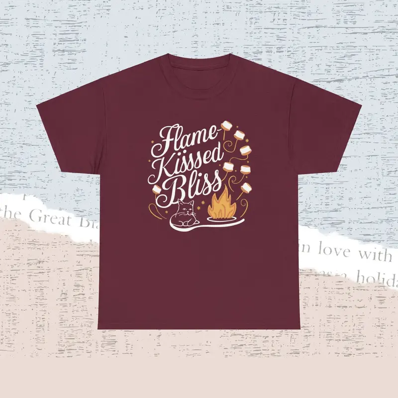 Flames Kiss Bliss Cotton Tshirt 7