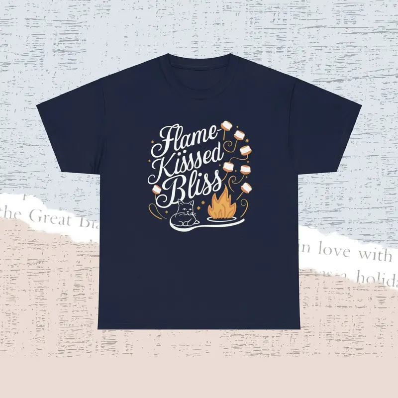 Flames Kiss Bliss Cotton Tshirt 8