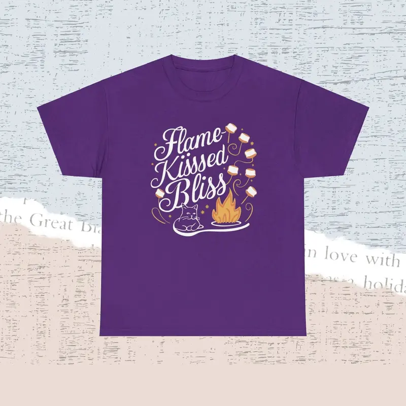 Flames Kiss Bliss Cotton Tshirt 9