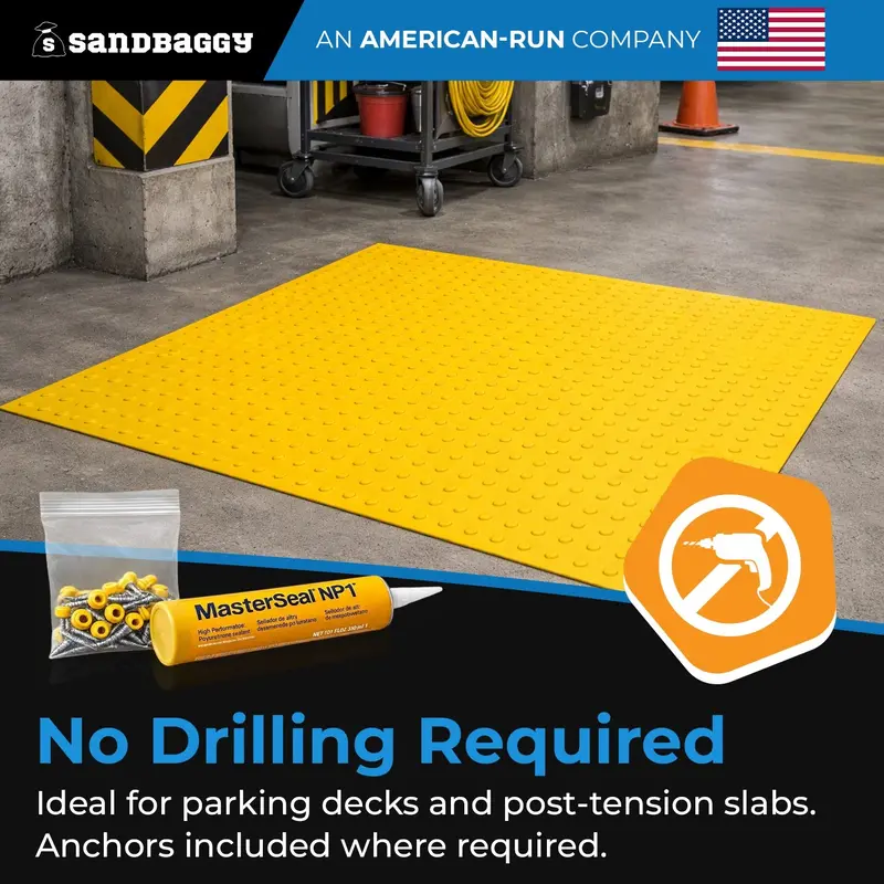 Flexible Peel & Stick Ada Tile (36" X 48") - 5 Minute Install (Usa Made) 6