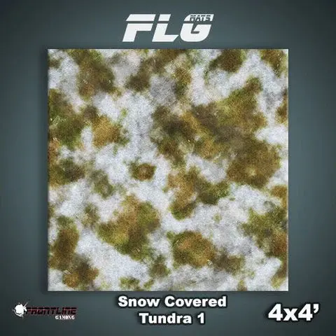 Flg Mats: Snow Covered Tundra 1 4X4’ Southern Assault Mark Down 1