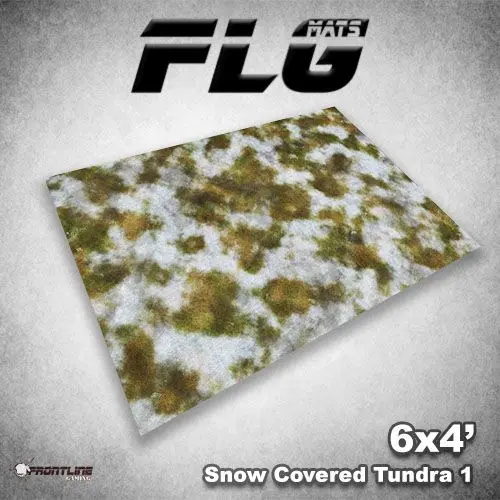 Flg Mats: Snow Covered Tundra 1 6X4’ 1
