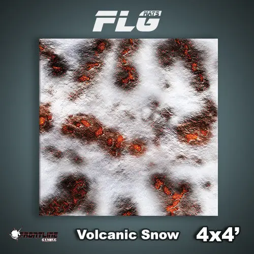 Flg Mats: Volcanic Snow 4X4’ 1