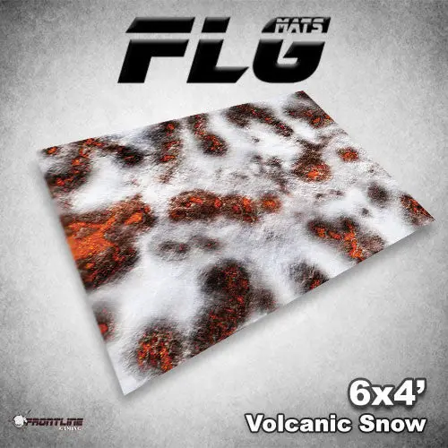 Flg Mats: Volcanic Snow 6X4’ 1