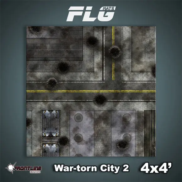 Flg Mats: War-Torn City 2 4X4’ 1