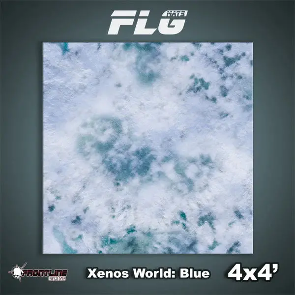 Flg Mats: Xenos World-Blue 4X4’ Southern Assault Mark Down 1