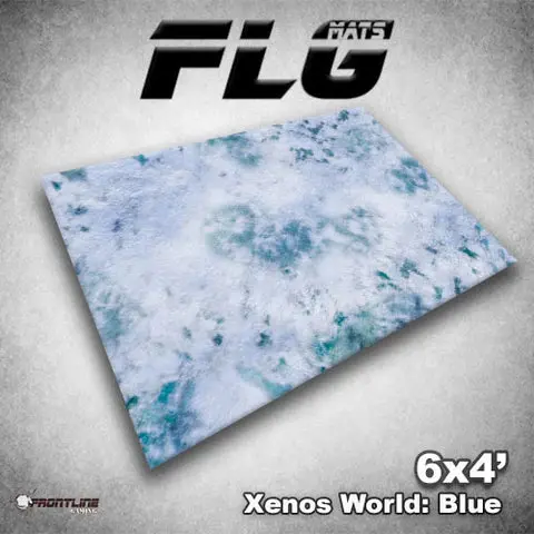 Flg Mats: Xenos World Blue 6X4’ 1