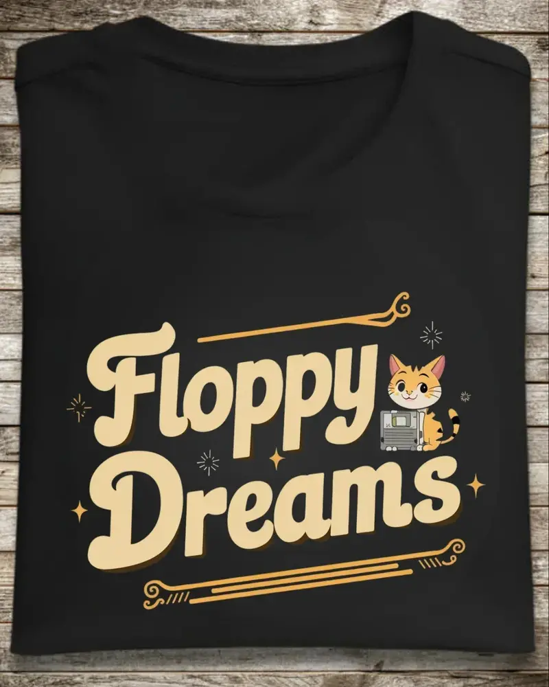 Floppy Dream Retro Cotton Tee 1