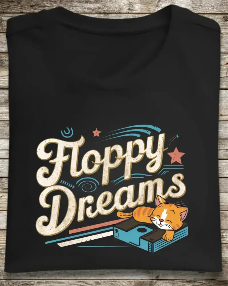 Floppy Dream Retro Cotton Tshirt 1