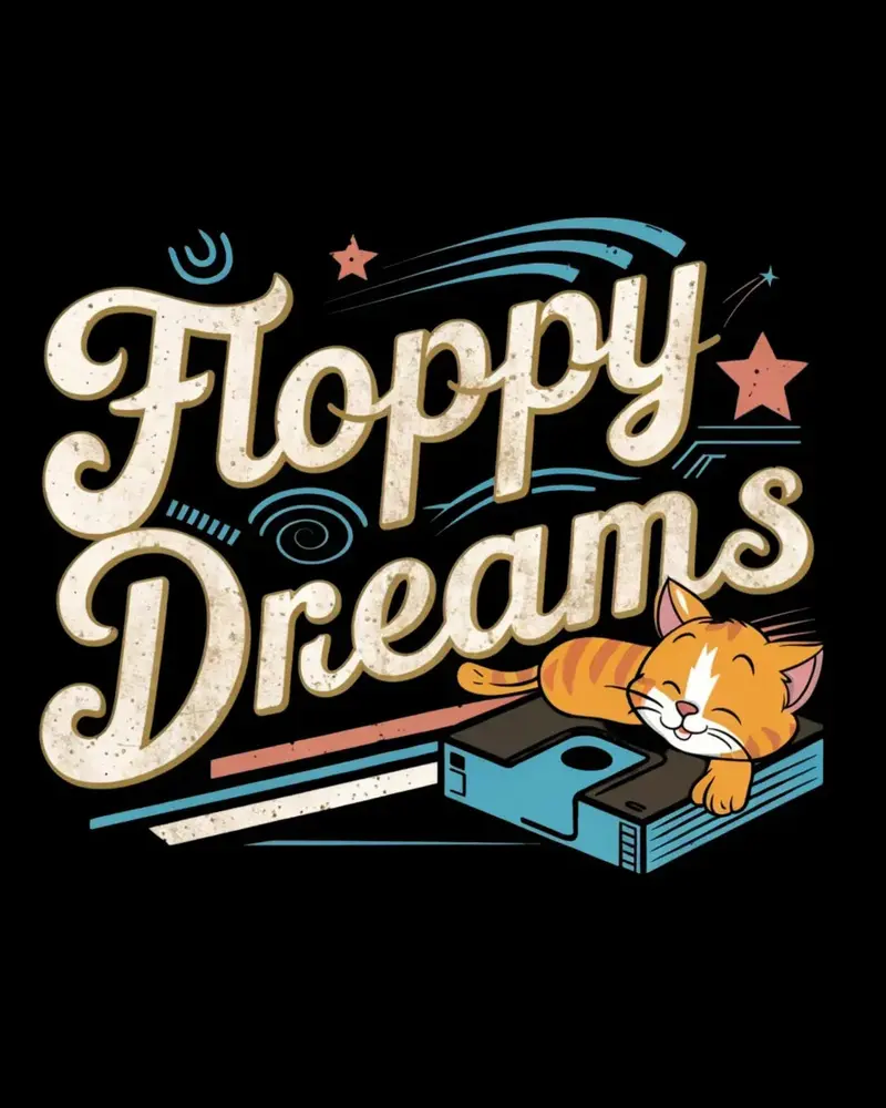 Floppy Dream Retro Cotton Tshirt 2