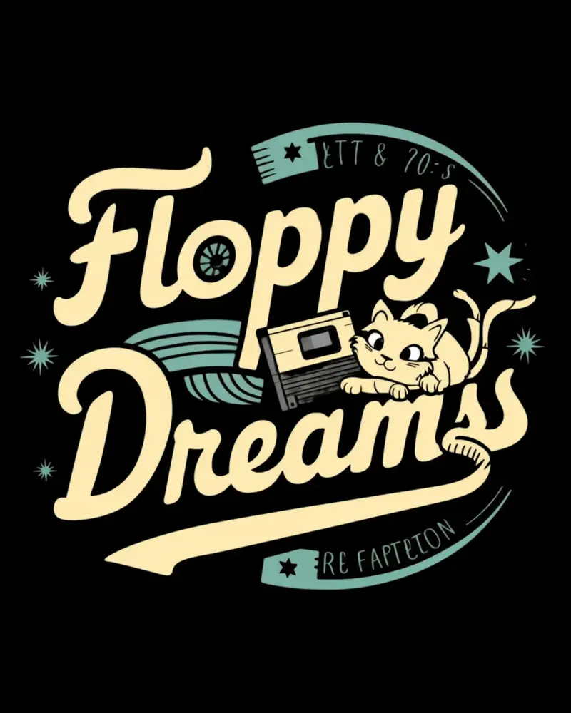 Floppy Dream Retro Cotton Tshirts 2