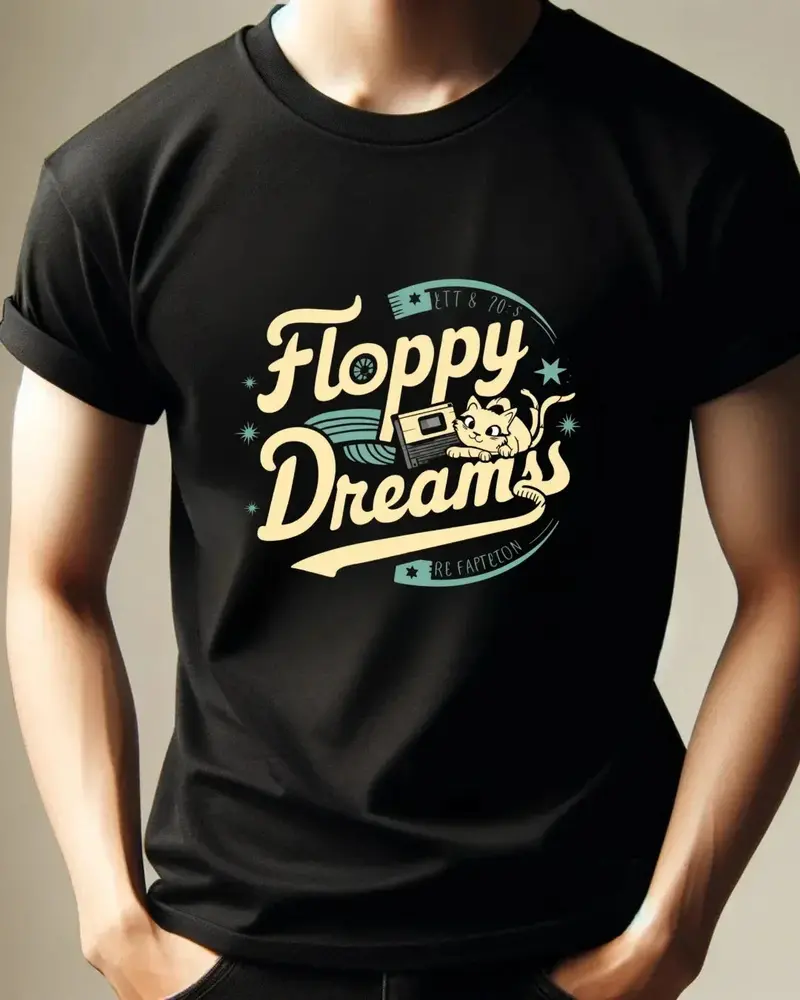 Floppy Dream Retro Cotton Tshirts 4