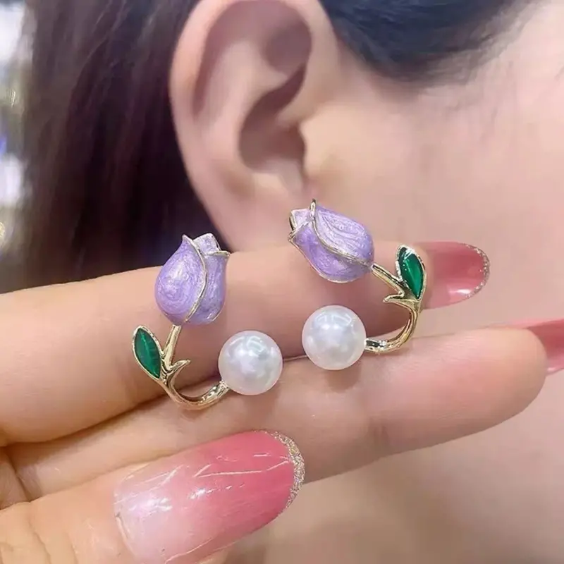 Flower Stud Earrings 4