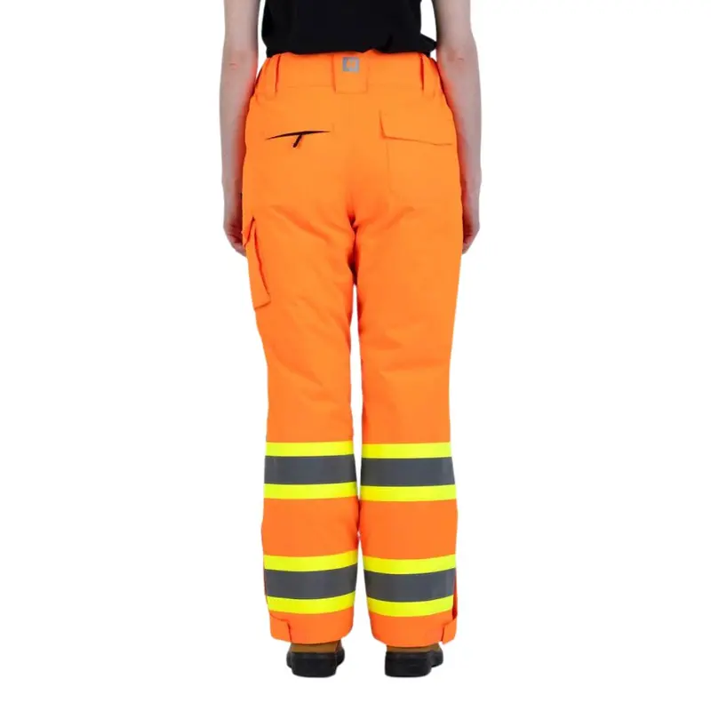 Forcefield Women's High-Visibility Csa Lined Utility Pants - Orange 2