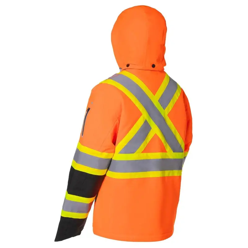 Forcefield Women's High-Visibility Winter Safety Parka - Orange 2