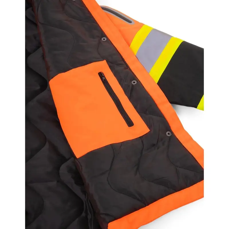 Forcefield Women's High-Visibility Winter Safety Parka - Orange 4