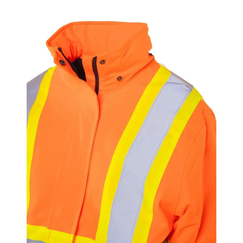 Forcefield Women's High-Visibility Winter Safety Parka - Orange 5