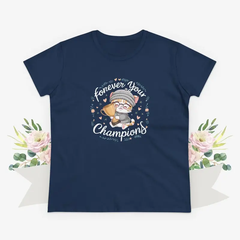 Forever Your Champion Women Graphic Tshirts 10