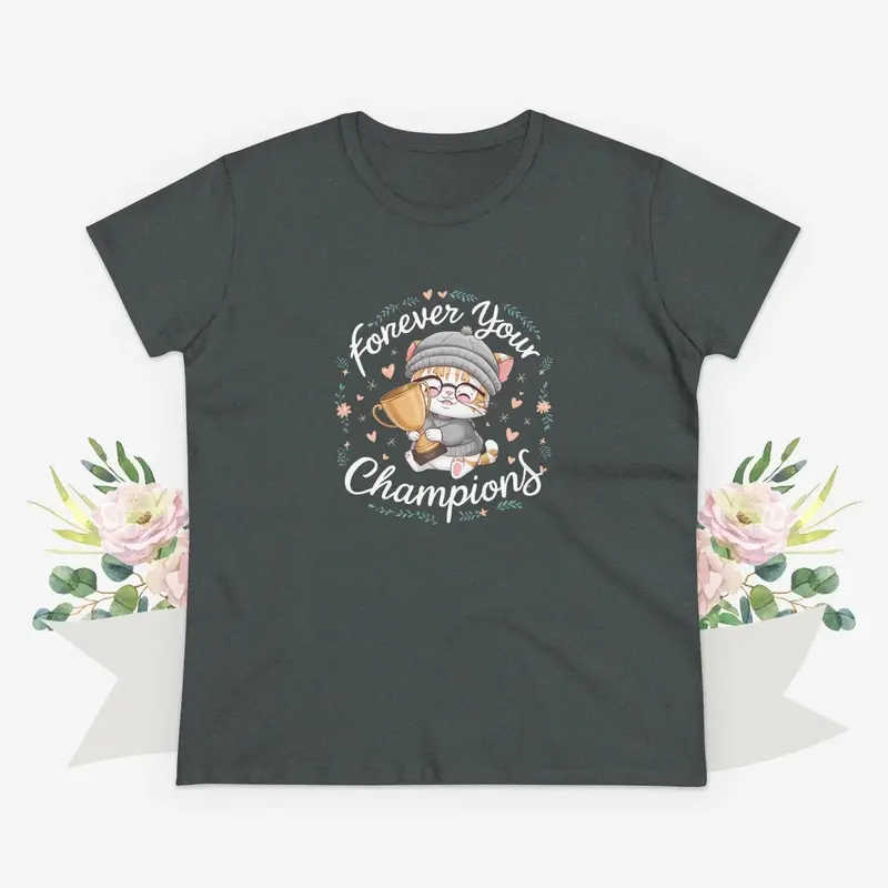 Forever Your Champion Women Graphic Tshirts 16