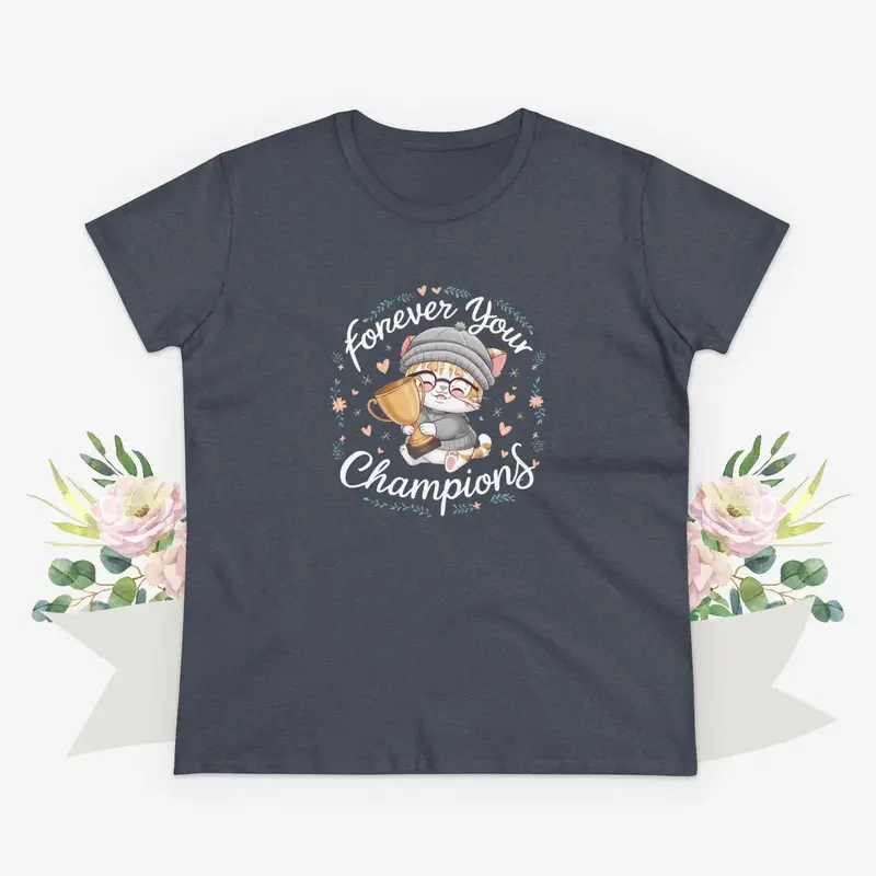 Forever Your Champion Women Graphic Tshirts 18