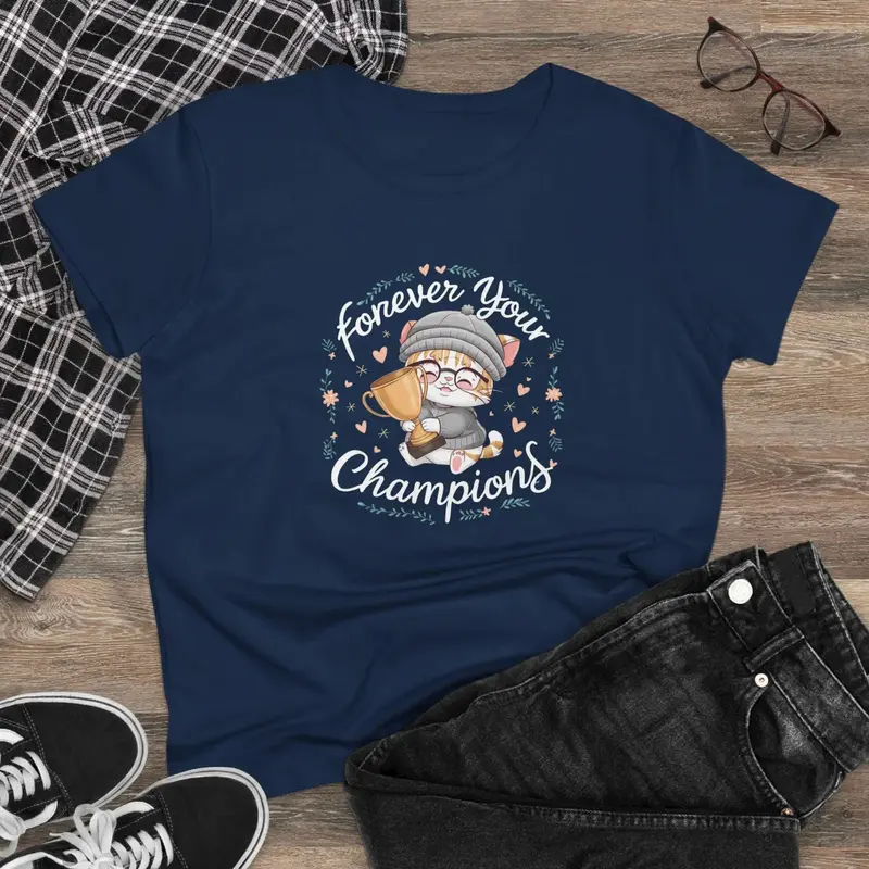 Forever Your Champion Women Graphic Tshirts 2