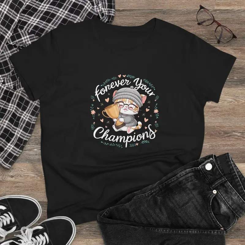 Forever Your Champion Women Graphic Tshirts 3