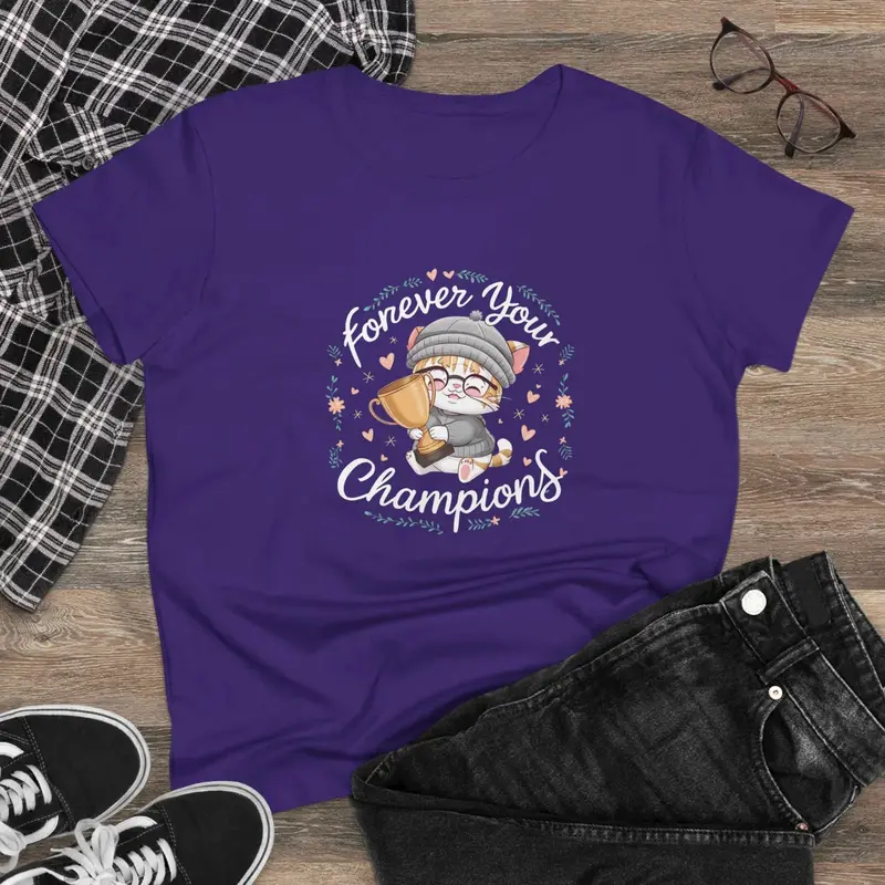 Forever Your Champion Women Graphic Tshirts 5