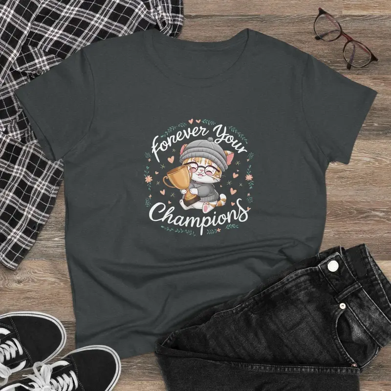 Forever Your Champion Women Graphic Tshirts 5