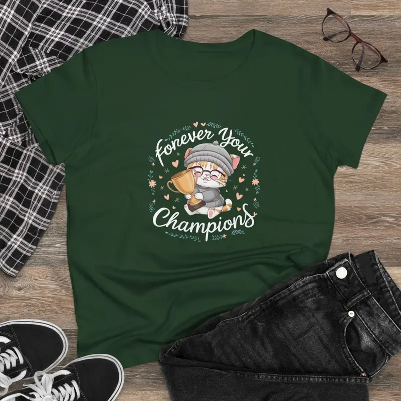 Forever Your Champion Women Graphic Tshirts 6